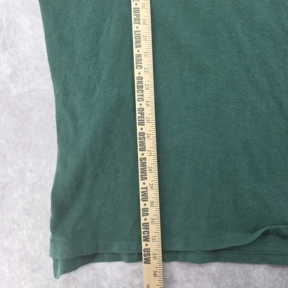 Vtg Polo Ralph‎ Lauren Short Sleeve Polo Shirt Mens XXL Green Preppy Made In USA
